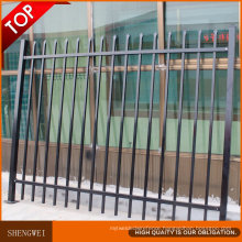 Powder Coated Galvanized Steel Garden Fencing